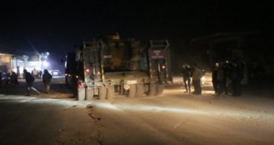 Karwaneke leşker&icirc; y&ecirc; Turkiy&ecirc; derbas&icirc; bajar&ecirc; Seraqib&ecirc; b&ucirc;